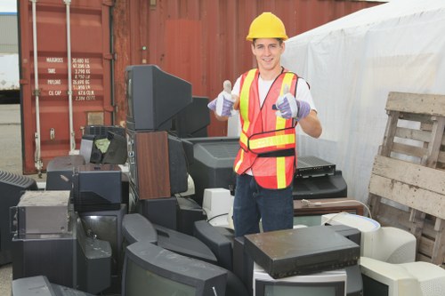 Professional office clearance team at work in Twickenham